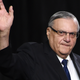 Sheriff Joe Arpaio attends a rally by Republican presidential candidate Donald Trump on Oct. 4, 2016, in Prescott Valley, Ariz.
ROBYN BECK/AFP/Getty Images